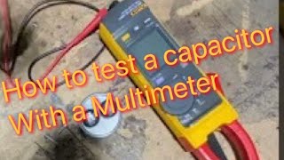 How to Test a Capacitor with a Multimeter￼ Fluke 393 FC CATIII [upl. by Belford945]