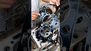 How To Install A Head Gasket Properly shorts shortvideo [upl. by Aisiat816]