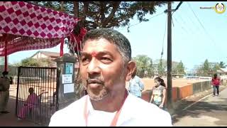 Milind Naik BJP candidate cast his vote at sada govt school [upl. by Clementi]