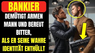 BANKIER DEMÜTIGT ARMEN MANN UND BEREUT BITTER ALS ER SEINE WAHRE IDENTITÄT ENTHÜLLT [upl. by Milissa]