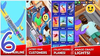 Idle Airplane Inc tycoon  3 New Planes amp Cargo Planes  Part 6 iOS Android [upl. by Hocker]