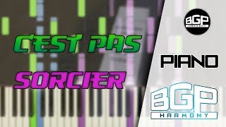 Cest Pas Sorcier Piano  Fichier Midi [upl. by Yretsym572]