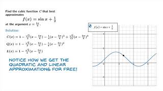 Polynomial approximations of functions Introduction to the Taylor recipe [upl. by Essirahc]