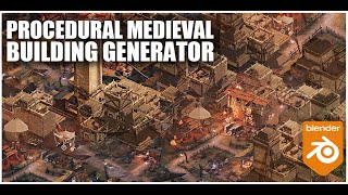 Procedural Medieval Building Generator [upl. by Loni817]