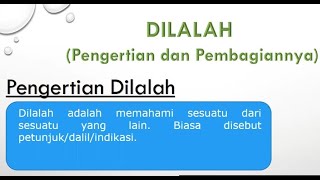 Dilalah dalam Ilmu Mantiq Pengertian dan Pembagiannya [upl. by Ebehp]