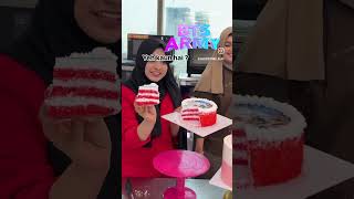 Bts theme photo cake  yeh kaun hai  🤔 army  bts fans cake red velvet cake [upl. by Grindle]