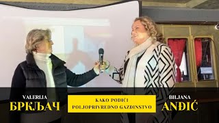 BILJANA ANĐIĆ  Kako podići poljoprivredno gazdinstvo [upl. by Yolande580]