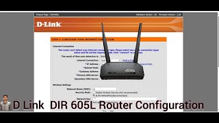 DLINK DIR 605L Router Setup  DLINK DIR 605L Router Configuration Step by Step dlinkdir605l [upl. by Mozelle]