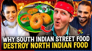 Why South Indian Street Food DESTROYS North Indian Food REACTION [upl. by Ahon623]