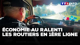 Économie au ralenti  les routiers en première ligne｜TF1 INFO [upl. by Rima247]