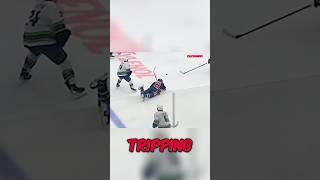 Draisaitl couldn’t stop falling 🤣 Oilers Canucks NHL [upl. by Airot638]