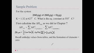 Ch137 The vant Hoff Equation [upl. by Heidy]