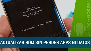 Actualizar Rom sin perder datos ni apps [upl. by Zippel]