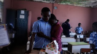 Too emotional how Osei Blessing surprises his classmates on his birthday [upl. by Nyltiac]