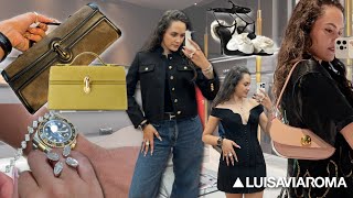 NEW Luisaviaroma Store Tour Barneys Pop Up amp BLING Luxury Shopping Vlog [upl. by Yhtamit]