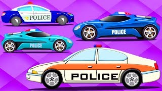 Police Car  Formation And Uses  Vehicle Videos For Babies by Kids Channel [upl. by Garvy]