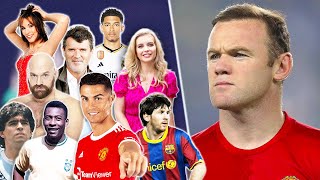 Celebrities And Footballers Talking About Wayne Rooney [upl. by Ahtekahs338]