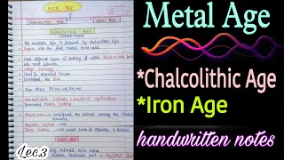 Pre Historic PeriodMetal Age  Chalcolithic amp Iron Age Ancient History  Lec3 An Aspirant [upl. by Kary]