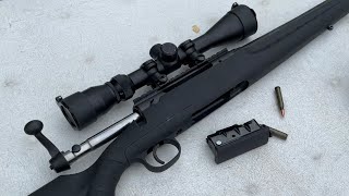 Sighting In My Savage Axis 223 Bolt Action Rifle [upl. by Eelanna]