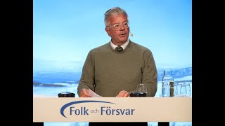 quotDet är tid för handlingquot  Hans Wallmark M ordförande Försvarsberedningen [upl. by Aigneis60]