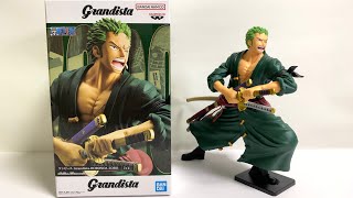 Unboxing ONE PIECE Grandista Roronoa Zoro Figure [upl. by Sharia12]