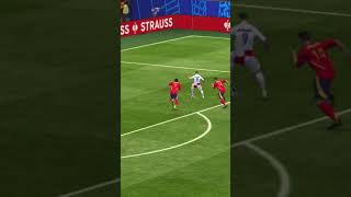 Group stage game Croatia vs spain 23’ goal croatia kramaric croatia spain football 10£ [upl. by Elakram]