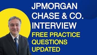 JPMorgan Chase amp Co Interview Questions amp Answers Free Practice Questions [upl. by Myrtle]