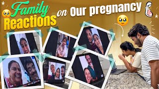 My Family Reactions on our Pregnancy❤️🤰🧿  Emotional🥹 SiriChalla  SiriChallaOfficial  SiriPunith [upl. by Nehepts387]