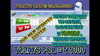 best scalping tool for banknifty option BUYING 250924algotrading [upl. by Nauqe]