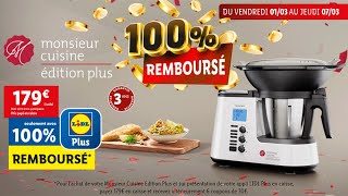 Monsieur Cuisine Édition Plus vendu du 0103 au 0703  Lidl France [upl. by Tanah346]