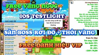 Nro Lậu Sever Open Free Vàng Ngọc Săn Boss Rơi Đồ Tặng Danh Hiệu Kĩ Năng Mới Dame Trung IOS TF [upl. by Llebyram931]