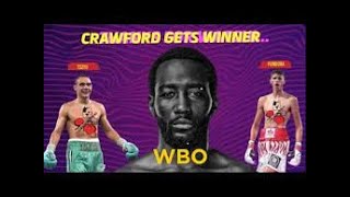 Crawford ‘Smart’ To Force His Way Into The Picture of TszyuFundora [upl. by Gerardo783]