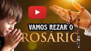 Reze conosco Vamos rezar o Rosário  compartilhandoevangelho [upl. by Nosilla]