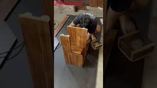 Backwood 2futi dressing wood furniture woodworking interiorwooddesign carpentery minivlog ￼ [upl. by Romie]