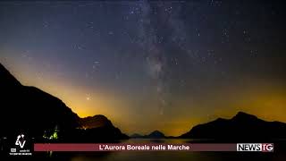 LAurora Boreale nelle Marche [upl. by Demahum143]