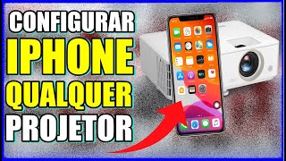 COMO ESPELHAR IPHONE EM PROJETOR DE VÍDEO  CONECTAR ADAPTADOR HDMI LIGHTNING  CANAL IODROID [upl. by Aleron147]