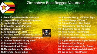 Zimbabwe Best Reggae Vol 2Thomas Mapfumo Winky D Ras Caleb PiedPipers ZigZagFeli Nandi Tocky [upl. by Yelnoc]