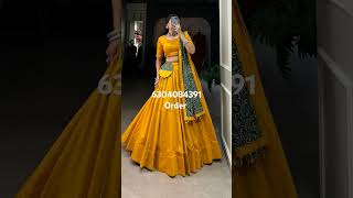 Lehenga StitchedLehenga Fabric  Pure CottonLehenga Work  Plain With Gota Patti trending 1m [upl. by Yznel823]