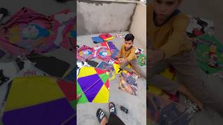 Chote ko maine apni 1 patang dekar bahut sare patang le li🥰child kite giveawaykitelovershorts [upl. by Ger374]