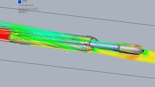 Falcon Heavy Subsonic Lifting Body Properties And Aerodynamics Simulation [upl. by Ahsaenat]