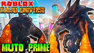 Roblox Kaiju Universe  MUTO Prime Showcase New Parasitic Mode [upl. by Killian390]