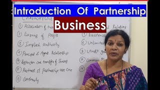 quotIntroduction of Partnership Businessquot in BOM Subject [upl. by Reivilo]