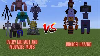 Every Mutant and Mowzies Mobs Vs Nikkori Hazard [upl. by Acirderf666]