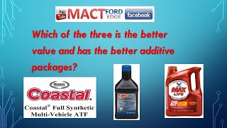 AMSOIL Valvoline Max life or Coastal transmission fluid used samples tell the story [upl. by Netloc]