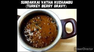 Sundakkai Vatha Kuzhambu Recipes from all over India series Tamilnadu special [upl. by Yeung]