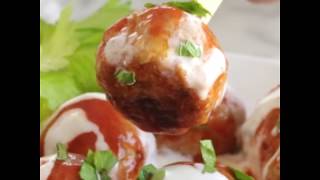 Buffalo Chicken Meatballs [upl. by Sivlek]