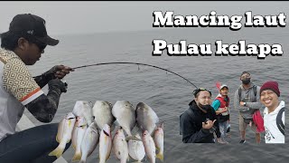 Trip mancing pulau kelapa ikan mama suka semua [upl. by Yellhsa]