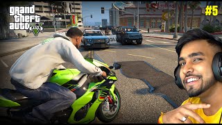 TECHNO GAMERZ GIVES ME A MISSION  GTA V GAMEPLAY 5 [upl. by Fanning]