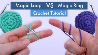 6  Single crochet sc Working into a magic ring How to make single crochet（sc） [upl. by Nivert]