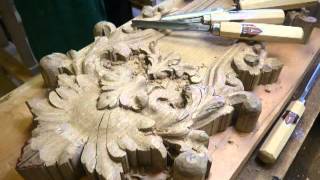 Cursus HOUTSNIJDEN 20122013  WOODCARVING CLASSES  Ornamental Woodcarving [upl. by Laurance]